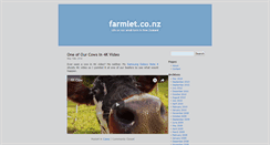 Desktop Screenshot of farmlet.co.nz